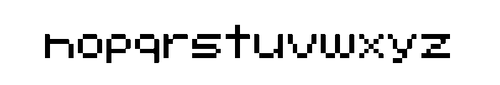 RCR Font LOWERCASE