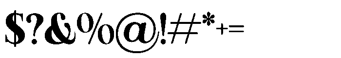 RCL Arviel Extra Bold Font OTHER CHARS
