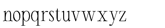 RCL Arviel Extra Light Font LOWERCASE