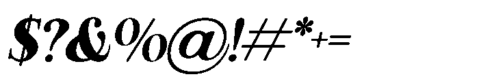 RCL Arviel Italic Black Italic Font OTHER CHARS