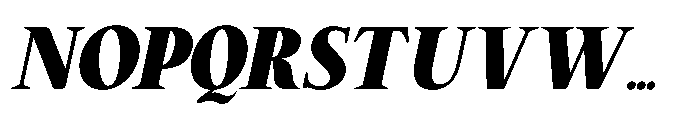 RCL Arviel Italic Black Italic Font UPPERCASE