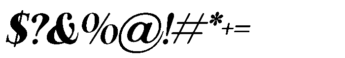 RCL Arviel Italic Extra Bold Italic Font OTHER CHARS