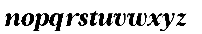 RCL Arviel Italic Extra Bold Italic Font LOWERCASE