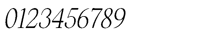 RCL Arviel Italic Extra Light Italic Font OTHER CHARS