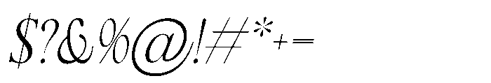 RCL Arviel Italic Extra Light Italic Font OTHER CHARS