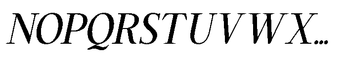 RCL Arviel Italic Italic Font UPPERCASE