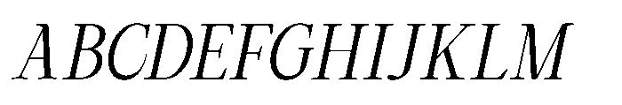 RCL Arviel Italic Light Italic Font UPPERCASE