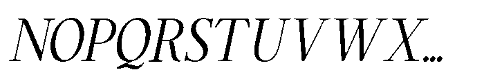 RCL Arviel Italic Light Italic Font UPPERCASE
