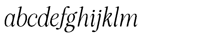 RCL Arviel Italic Light Italic FONT