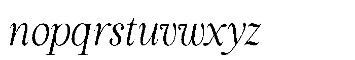 RCL Arviel Italic Light Italic Font LOWERCASE