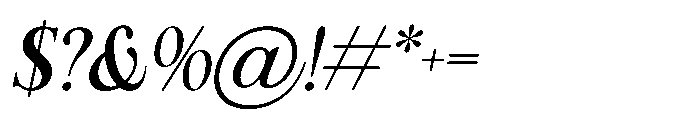 RCL Arviel Italic Medium Italic Font OTHER CHARS