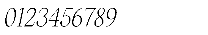 RCL Arviel Italic Thin Italic Font OTHER CHARS