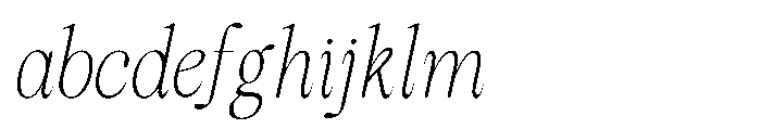 RCL Arviel Italic Thin Italic FONT