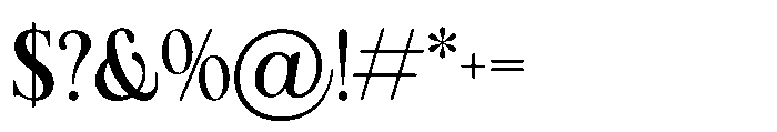 RCL Arviel Medium Font OTHER CHARS