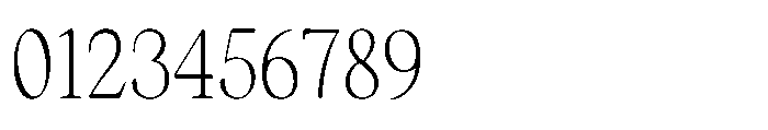 RCL Arviel Thin Font OTHER CHARS