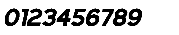 RCL Back One Bold Italic Font OTHER CHARS