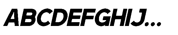 RCL Back One Bold Italic Font UPPERCASE