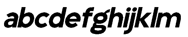 RCL Back One Bold Italic FONT