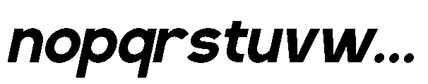 RCL Back One Bold Italic Font LOWERCASE