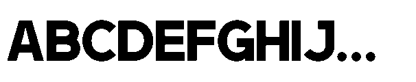 RCL Back One Bold Font UPPERCASE