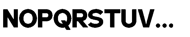 RCL Back One Bold Font UPPERCASE