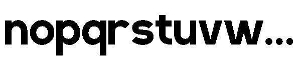 RCL Back One Bold Font LOWERCASE