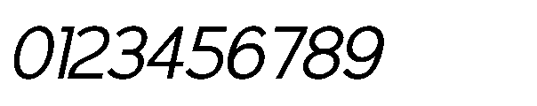 RCL Back One Extra Light Italic Font OTHER CHARS