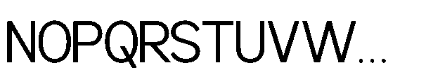 RCL Back One Extra Light Font UPPERCASE