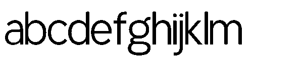 RCL Back One Extra Light FONT