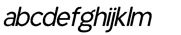 RCL Back One Light Italic FONT