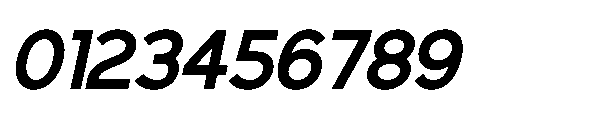 RCL Back One Medium Italic Font OTHER CHARS