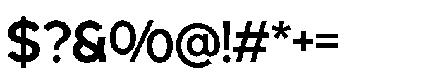 RCL Back One Medium Font OTHER CHARS
