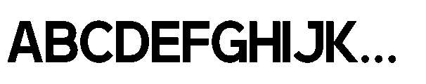 RCL Back One Medium Font UPPERCASE