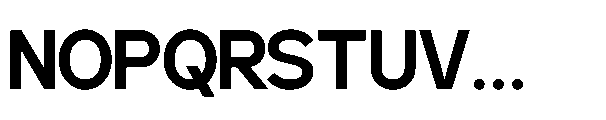 RCL Back One Medium Font UPPERCASE