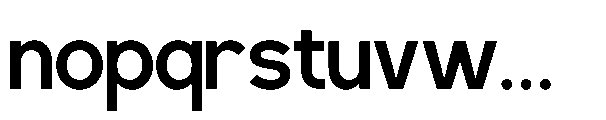 RCL Back One Medium Font LOWERCASE