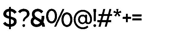 RCL Back One Regular Font OTHER CHARS