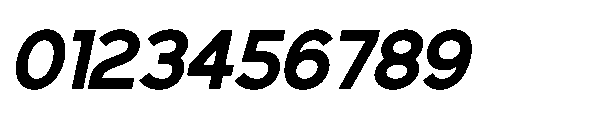 RCL Back One Semi Bold Italic Font OTHER CHARS