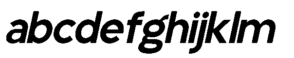 RCL Back One Semi Bold Italic FONT