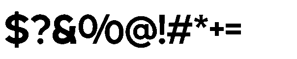 RCL Back One Semi Bold Font OTHER CHARS