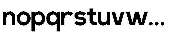 RCL Back One Semi Bold Font LOWERCASE