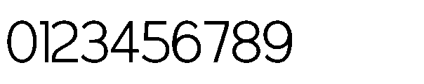 RCL Back One Thin Roman Font OTHER CHARS