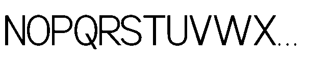 RCL Back One Thin Roman Font UPPERCASE
