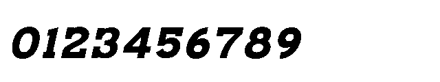 RCL Bricko Bold Italic Font OTHER CHARS