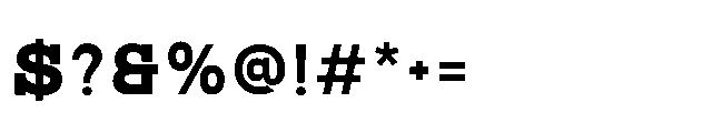 RCL Bricko Bold Font OTHER CHARS