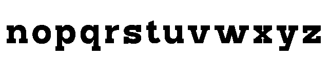 RCL Bricko Bold Font LOWERCASE