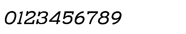 RCL Bricko Italic Font OTHER CHARS
