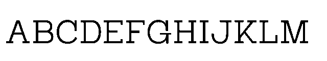 RCL Bricko Light Font UPPERCASE