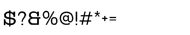 RCL Bricko Regular Font OTHER CHARS