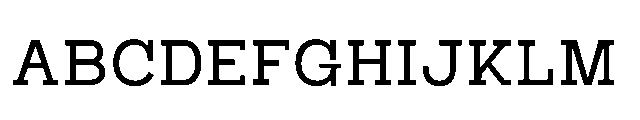 RCL Bricko Regular Font UPPERCASE