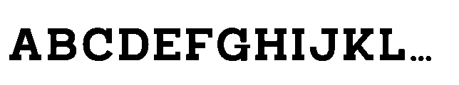 RCL Bricko Semi Bold Font UPPERCASE